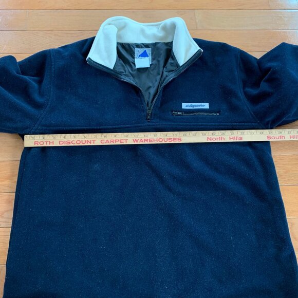 Vintage VTG‎ 90s Liquid Fleece Pullover 1/4 Zip Mens L Blue Skater Brand Y2K - Picture 6 of 7